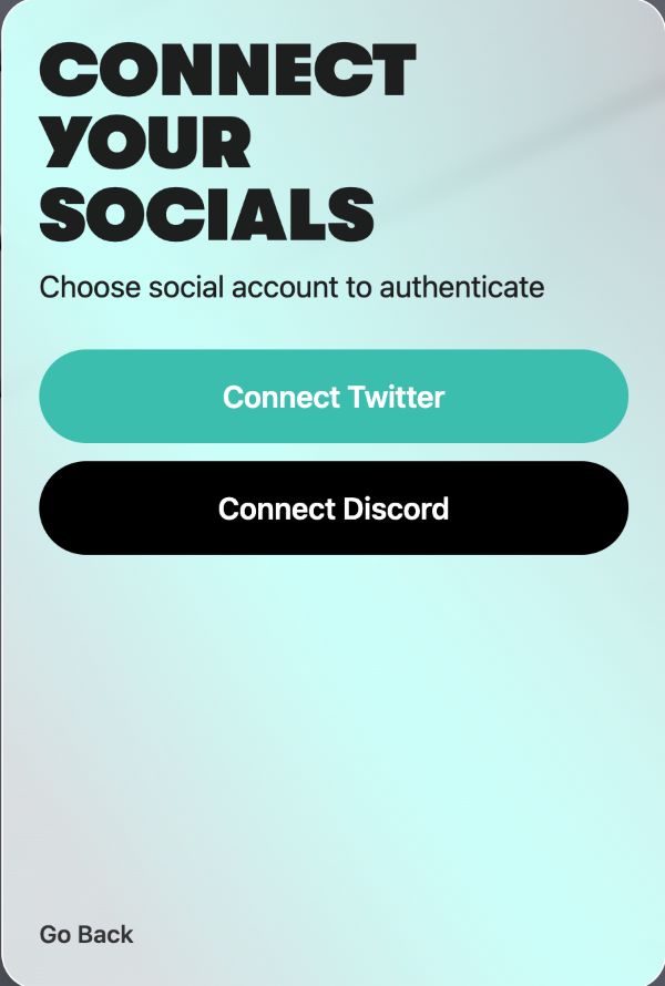 Select Social Accounts on Polygon NFT