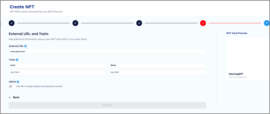 Create NFT on Solana