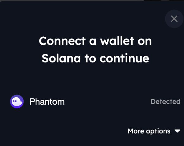 Connect Wallet to Solana