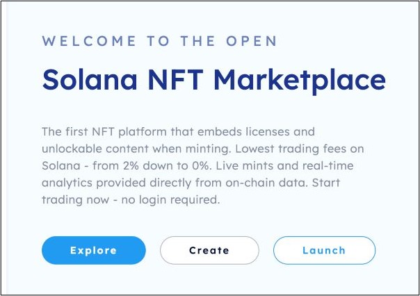 Solana NFT Marketplace