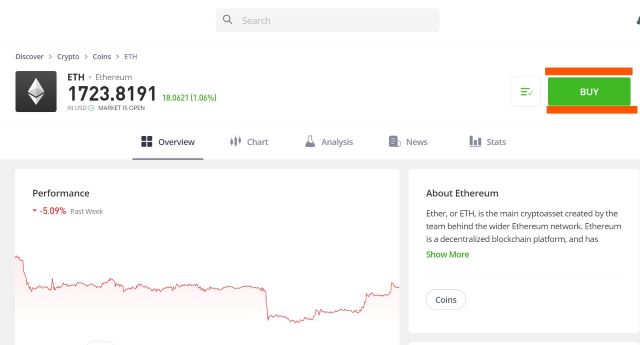 buy ethereum